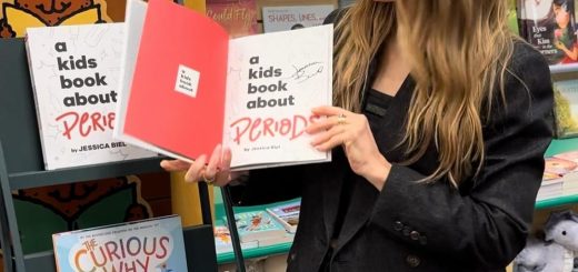 A kids book about periods by Jessica Biel